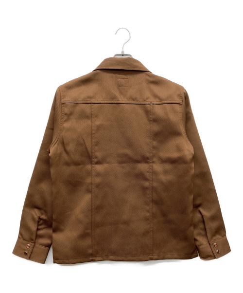 Needles（ニードルズ）Needles (ニードルズ) saddleman shirt - poly twill ブラウン サイズ:xsの古着・服飾アイテム