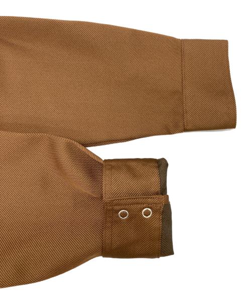 Needles（ニードルズ）Needles (ニードルズ) saddleman shirt - poly twill ブラウン サイズ:xsの古着・服飾アイテム