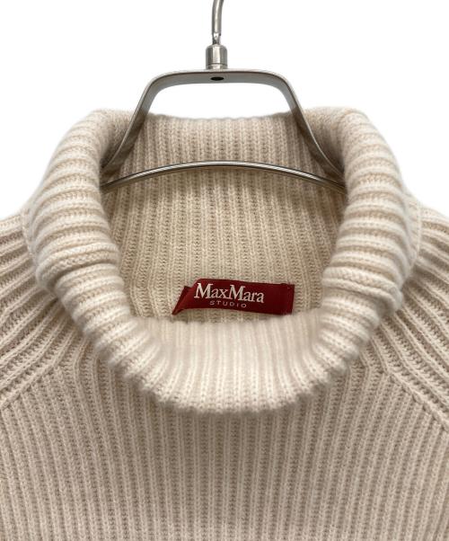 Max Mara Studio（マックスマーラ ストゥディオ）MAX MARA STUDIO (マックスマーラ ストゥディオ) ニットワンピース アイボリー サイズ:Mの古着・服飾アイテム