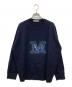 MaxMara（マックスマーラ）の古着「VICOLO ビジューウールカシミヤニット」｜ネイビー