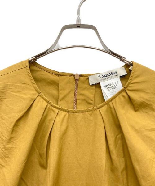 'S Max Mara（エスマックスマーラ）'S Max Mara (エスマックスマーラ) 長袖ワンピース ブラウン サイズ:JP 40の古着・服飾アイテム