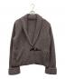AKRIS（アクリス）の古着「カシミヤショールカラーニットジャケット」｜グレー