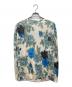 LEONARD PARIS (レオナール パリ) 花柄カーディガン アイボリー×グリーン サイズ:Ｌ：10000円
