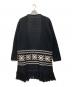 MaxMara (マックスマーラ) カシミヤ混フリンジカーディガン ブラック サイズ:M：11000円