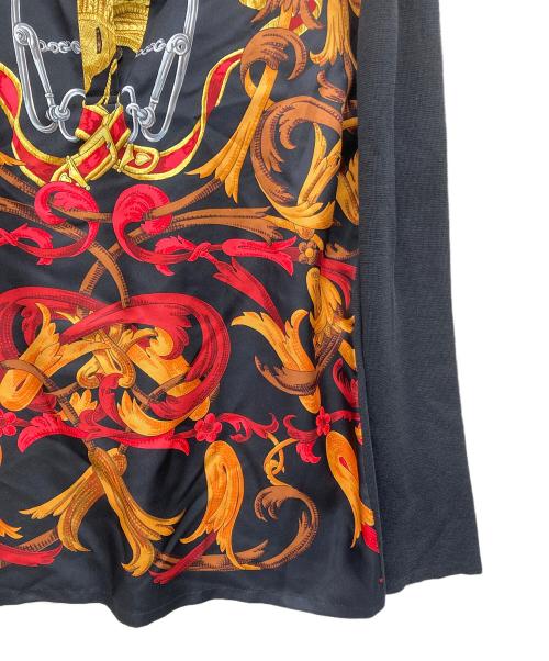 HERMES（エルメス）HERMES (エルメス) 長袖ポロシャツ レッド×ブラック サイズ:Mの古着・服飾アイテム