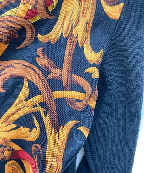 HERMES（エルメス）HERMES (エルメス) 長袖ポロシャツ レッド×ブラック サイズ:Mの古着・服飾アイテム