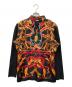 HERMES（エルメス）の古着「長袖ポロシャツ」｜レッド×ブラック