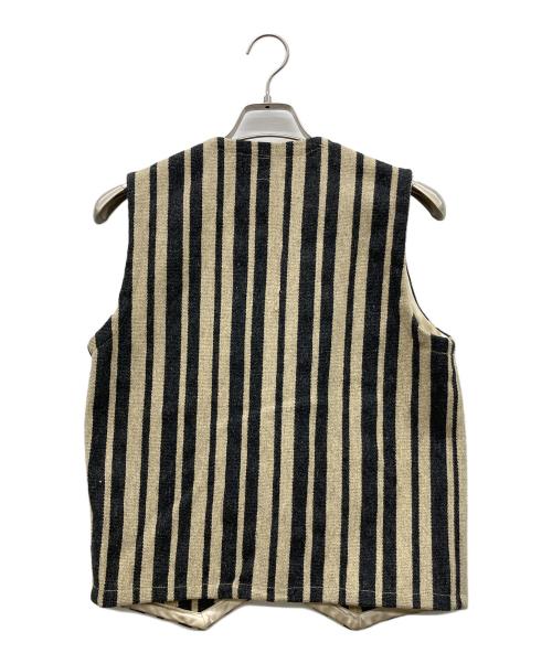 orSlow（オアスロウ）orSlow (オアスロウ) メキシコベスト アイボリー×ブラック サイズ:2の古着・服飾アイテム
