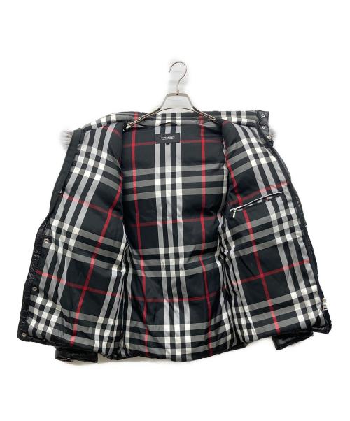 BURBERRY BLACK LABEL（バーバリーブラックレーベル）BURBERRY BLACK LABEL (バーバリーブラックレーベル) 裏ノヴァチェックダウンジャケット ブラック サイズ:XLの古着・服飾アイテム