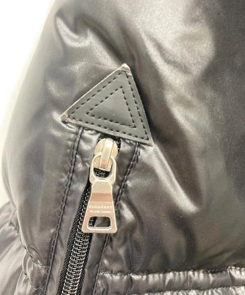 BURBERRY BLACK LABEL（バーバリーブラックレーベル）BURBERRY BLACK LABEL (バーバリーブラックレーベル) 裏ノヴァチェックダウンジャケット ブラック サイズ:XLの古着・服飾アイテム