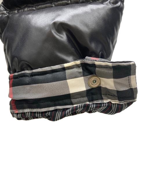 BURBERRY BLACK LABEL（バーバリーブラックレーベル）BURBERRY BLACK LABEL (バーバリーブラックレーベル) 裏ノヴァチェックダウンジャケット ブラック サイズ:XLの古着・服飾アイテム