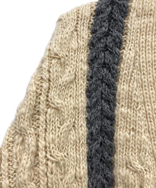 COMME des GARCONS HOMME（コムデギャルソン オム）COMME des GARCONS HOMME (コムデギャルソン オム) センターラインカーディガン アイボリー サイズ:なしの古着・服飾アイテム