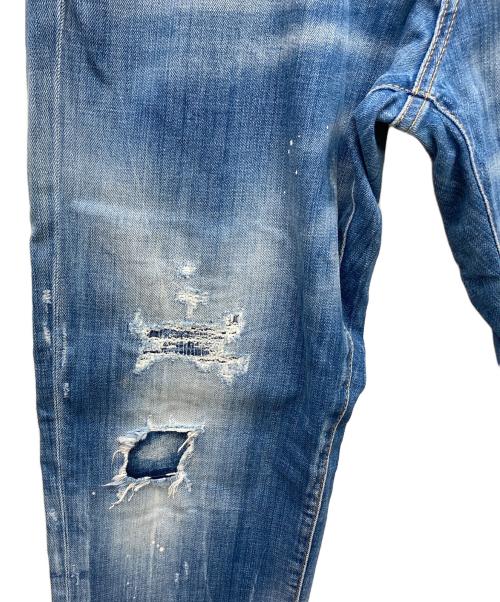 DSQUARED2（ディースクエアード）DSQUARED2 (ディースクエアード) Skinny Dan Jean インディゴ サイズ:52の古着・服飾アイテム