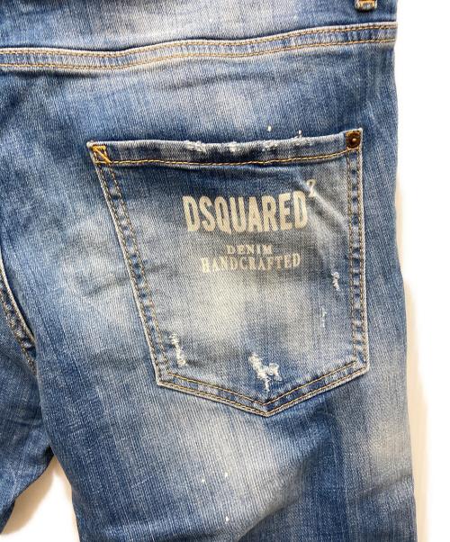 DSQUARED2（ディースクエアード）DSQUARED2 (ディースクエアード) Skinny Dan Jean インディゴ サイズ:52の古着・服飾アイテム