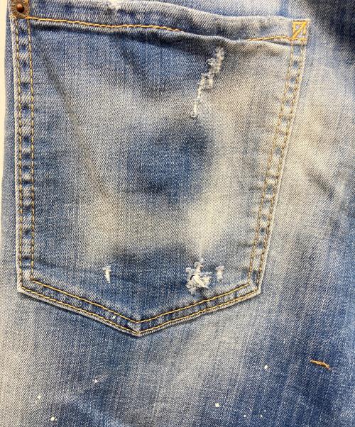 DSQUARED2（ディースクエアード）DSQUARED2 (ディースクエアード) Skinny Dan Jean インディゴ サイズ:52の古着・服飾アイテム