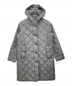 MACKINTOSH LONDONマッキントッシュ ロンドン）の古着「チェックライナーフーデットキルティンクルコート」｜ブラック