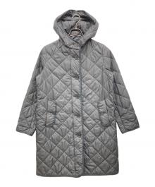MACKINTOSH LONDON（マッキントッシュ ロンドン）の古着「チェックライナーフーデットキルティンクルコート」｜ブラック