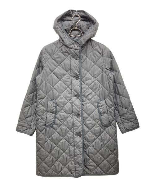 MACKINTOSH LONDON（マッキントッシュ ロンドン）MACKINTOSH LONDON (マッキントッシュ ロンドン) チェックライナーフーデットキルティンクルコート ブラック サイズ:40の古着・服飾アイテム