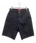 Supreme（シュプリーム）の古着「26SS Baggy Selvedge Denim Short」｜ブラック