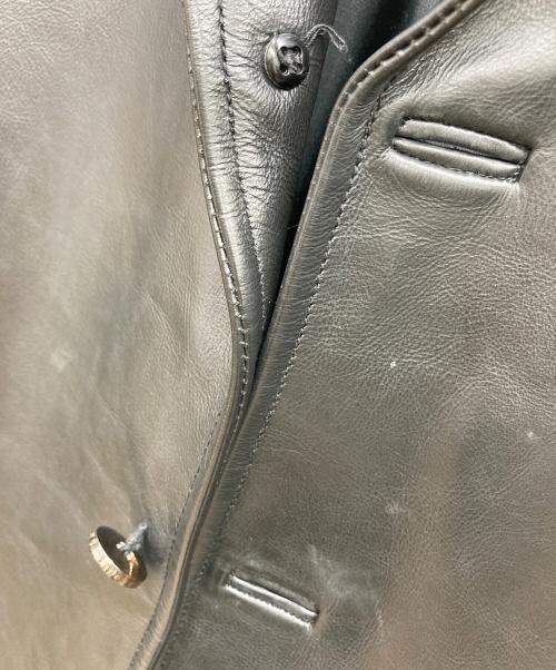 tablid news（タブリッドニュース）tablid news (タブリッドニュース) ホースレザージャケット ブラック サイズ:2の古着・服飾アイテム
