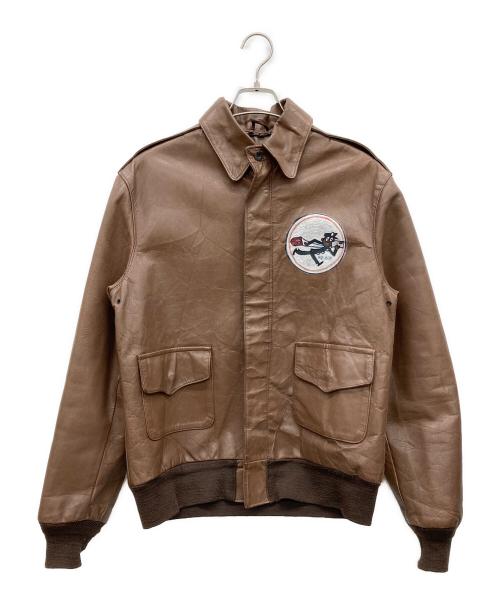 Willis&Geiger（ウィリスアンドガイガー）Willis&Geiger (ウィリスアンドガイガー) TYPE A-2 ブラウン サイズ:38の古着・服飾アイテム