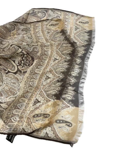 ETRO（エトロ）ETRO (エトロ) シルクスカーフ カーキの古着・服飾アイテム