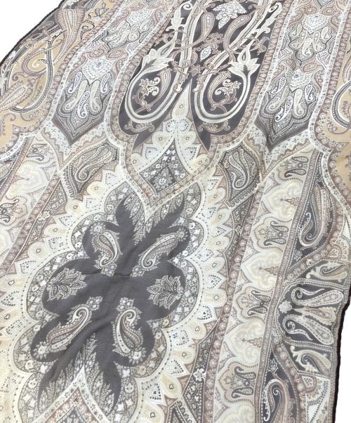 ETRO（エトロ）ETRO (エトロ) シルクスカーフ カーキの古着・服飾アイテム