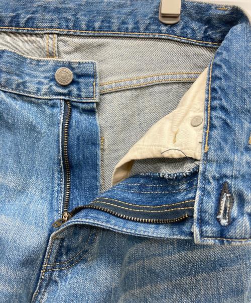 Hysteric Glamour（ヒステリックグラマー）Hysteric Glamour (ヒステリックグラマー) HYS CRASH ロールアップデニムパンツ インディゴ サイズ:W26の古着・服飾アイテム