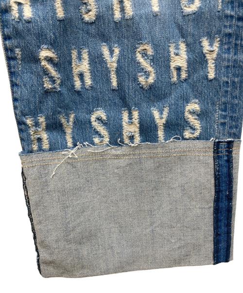 Hysteric Glamour（ヒステリックグラマー）Hysteric Glamour (ヒステリックグラマー) HYS CRASH ロールアップデニムパンツ インディゴ サイズ:W26の古着・服飾アイテム