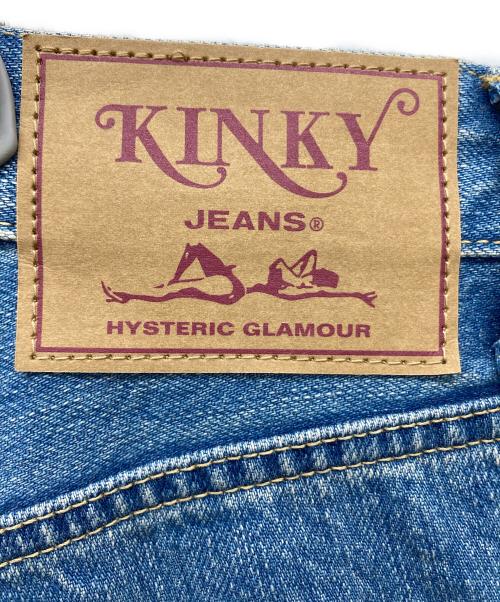 Hysteric Glamour（ヒステリックグラマー）Hysteric Glamour (ヒステリックグラマー) HYS CRASH ロールアップデニムパンツ インディゴ サイズ:W26の古着・服飾アイテム