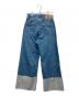 Hysteric Glamour (ヒステリックグラマー) HYS CRASH ロールアップデニムパンツ インディゴ サイズ:W26：30000円