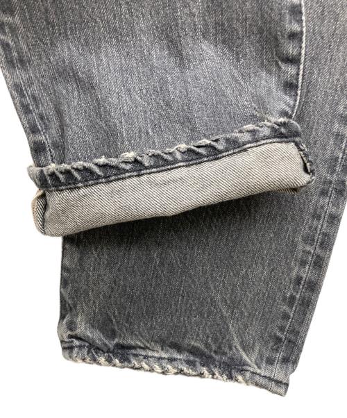 Hysteric Glamour（ヒステリックグラマー）Hysteric Glamour (ヒステリックグラマー) MSR加工 スリムストレートデニムパンツ グレー サイズ:w30(76cm)の古着・服飾アイテム