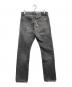 Hysteric Glamour (ヒステリックグラマー) MSR加工 スリムストレートデニムパンツ グレー サイズ:w30(76cm)：50000円