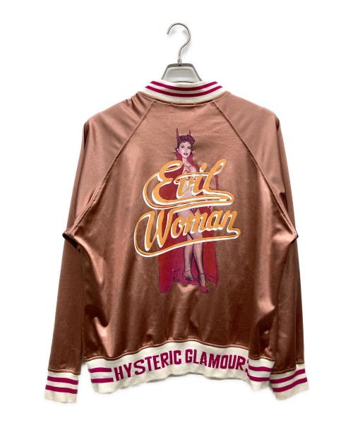 Hysteric Glamour（ヒステリックグラマー）Hysteric Glamour (ヒステリックグラマー) EVIL WOMAN ジャンパー ピンク サイズ:Fの古着・服飾アイテム