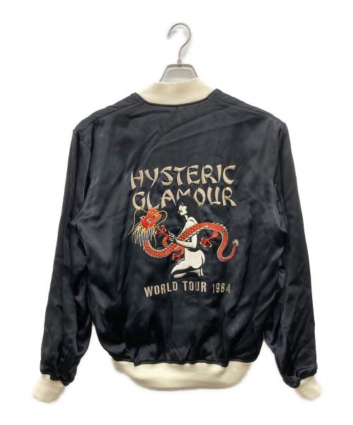 Hysteric Glamour（ヒステリックグラマー）Hysteric Glamour (ヒステリックグラマー) DRAGON LADY TOUR刺繍 スカジャン ブラック サイズ:Mの古着・服飾アイテム