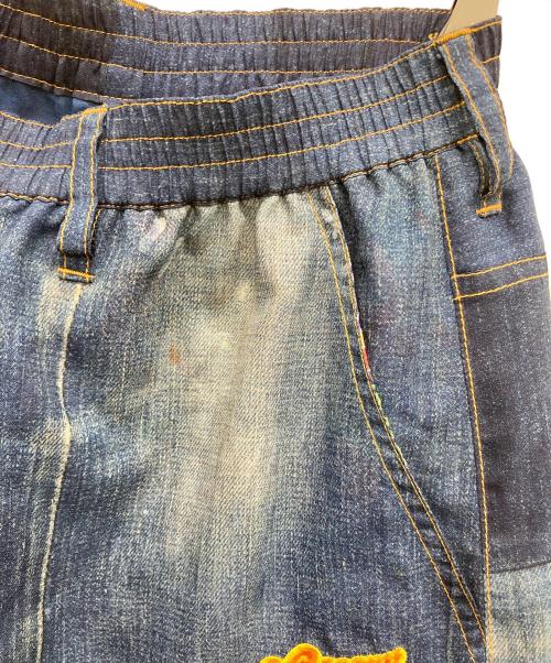 Hysteric Glamour（ヒステリックグラマー）Hysteric Glamour (ヒステリックグラマー) デニム転写イージーパンツ インディゴ サイズ:Freeの古着・服飾アイテム