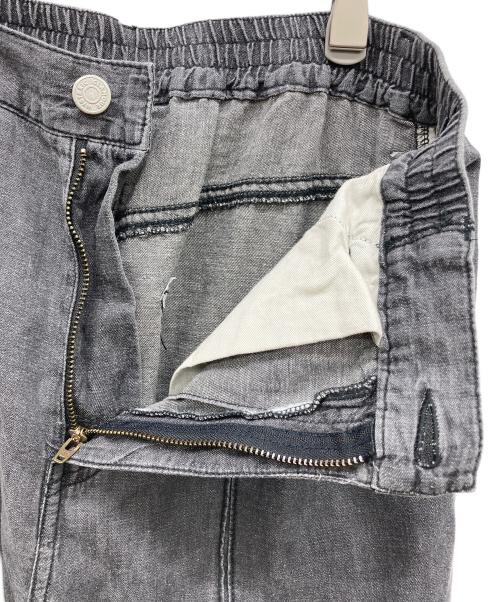 Hysteric Glamour（ヒステリックグラマー）Hysteric Glamour (ヒステリックグラマー) 綿麻デニムタックパンツ グレー サイズ:Ｆの古着・服飾アイテム