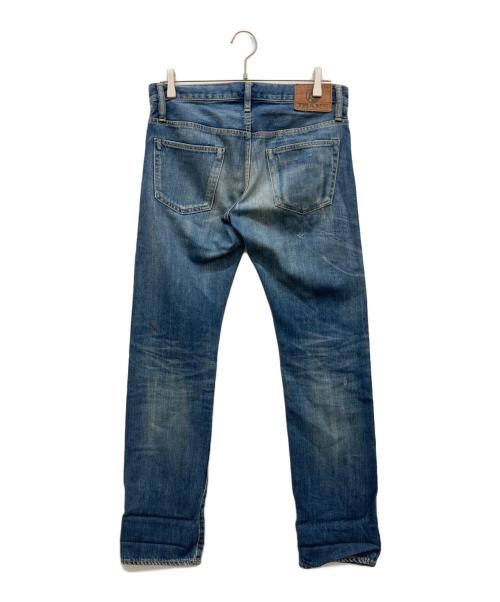 Hysteric Glamour（ヒステリックグラマー）Hysteric Glamour (ヒステリックグラマー) PF加工デニム スリムストレートパンツ インディゴ サイズ:Sの古着・服飾アイテム