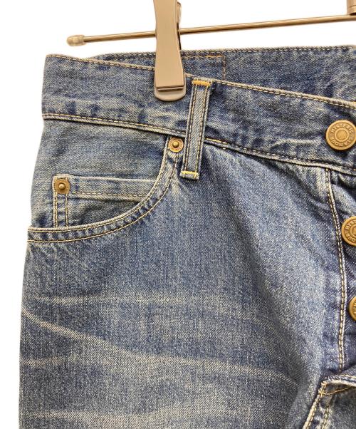 Hysteric Glamour（ヒステリックグラマー）Hysteric Glamour (ヒステリックグラマー) BAD ASS MAMA フレアデニムパンツ インディゴ サイズ:W25(63.5cm)の古着・服飾アイテム