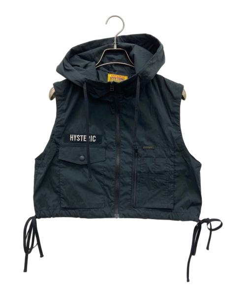 Hysteric Glamour（ヒステリックグラマー）Hysteric Glamour (ヒステリックグラマー) BANANA WOMAN フードベスト ブラック サイズ:FREEの古着・服飾アイテム