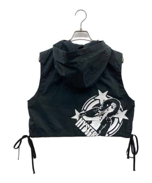 Hysteric Glamour（ヒステリックグラマー）Hysteric Glamour (ヒステリックグラマー) BANANA WOMAN フードベスト ブラック サイズ:FREEの古着・服飾アイテム