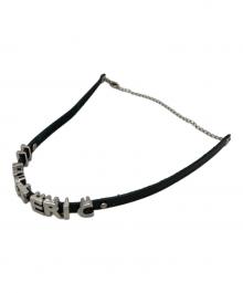 Hysteric Glamour（ヒステリックグラマー）の古着「METAL SYMBOL LOGO チョーカー」｜ブラック
