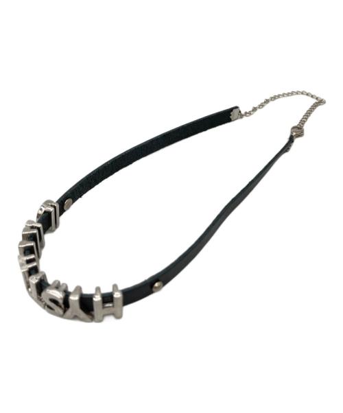 Hysteric Glamour（ヒステリックグラマー）Hysteric Glamour (ヒステリックグラマー) METAL SYMBOL LOGO チョーカー ブラックの古着・服飾アイテム
