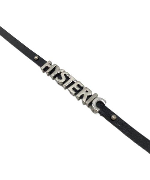Hysteric Glamour（ヒステリックグラマー）Hysteric Glamour (ヒステリックグラマー) METAL SYMBOL LOGO チョーカー ブラックの古着・服飾アイテム