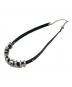 Hysteric Glamour (ヒステリックグラマー) METAL SYMBOL LOGO チョーカー ブラック：9000円