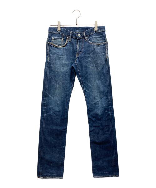 Hysteric Glamour（ヒステリックグラマー）Hysteric Glamour (ヒステリックグラマー) スタッズデニムパンツ インディゴ サイズ:w28(71cm)の古着・服飾アイテム