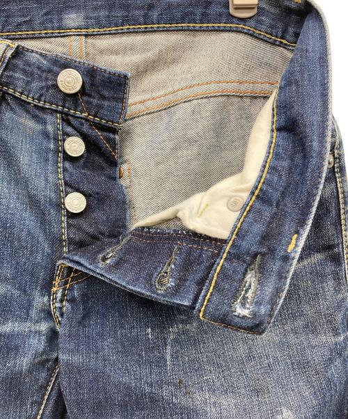 Hysteric Glamour（ヒステリックグラマー）Hysteric Glamour (ヒステリックグラマー) スタッズデニムパンツ インディゴ サイズ:w28(71cm)の古着・服飾アイテム