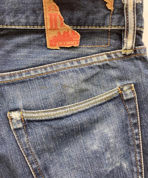 Hysteric Glamour（ヒステリックグラマー）Hysteric Glamour (ヒステリックグラマー) スタッズデニムパンツ インディゴ サイズ:w28(71cm)の古着・服飾アイテム