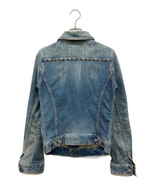 Hysteric Glamour（ヒステリックグラマー）Hysteric Glamour (ヒステリックグラマー) スタッズデニムジャケット インディゴ サイズ:Ｆの古着・服飾アイテム