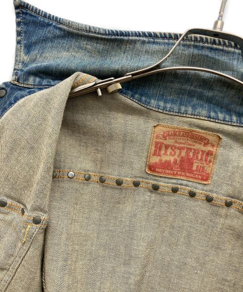 Hysteric Glamour（ヒステリックグラマー）Hysteric Glamour (ヒステリックグラマー) スタッズデニムジャケット インディゴ サイズ:Ｆの古着・服飾アイテム